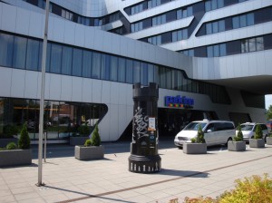 1.Chess Rook infront of the Hotel Park Inn